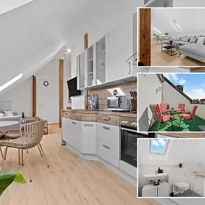 Stilvolle Wohnung: Private Dachterrasse - Zentral , Augsburg Deutschland
